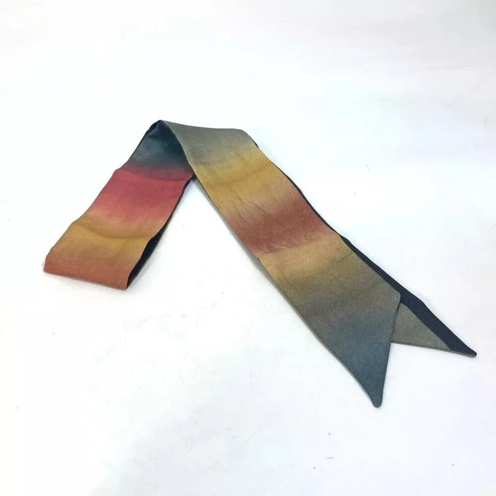 Dior Tie dye Logo Mitsua BandeauScarf Scarf silk Multicolore